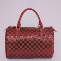 ルイヴィトン バッグ レディース ハンドバッグ ダミエ スパンコール スピーディ30 ルージュ N41263